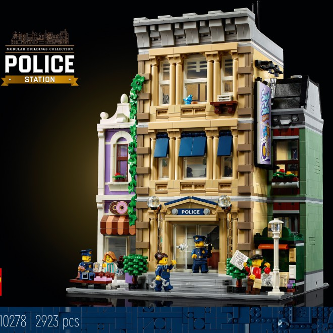 流通限定商品 10278 警察署が4月1日よりレゴ®クリックブリック全店にて
