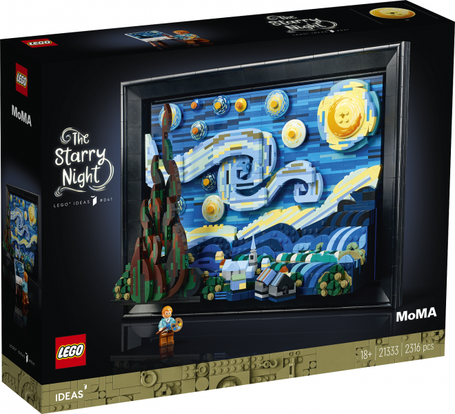 流通店限定商品 LEGO Ideas 21333 ゴッホ 「星月夜」が6/1(水)から全国