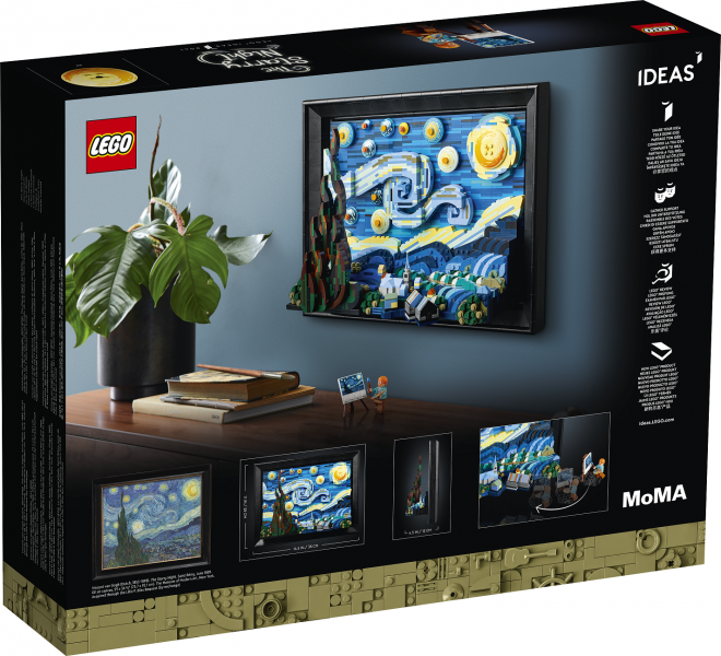 流通店限定商品 LEGO Ideas 21333 ゴッホ 「星月夜」が6/1(水)から全国 